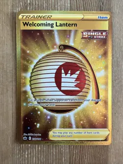 Welcoming Lantern - 230/198 - Pokemon Chilling Reign Sword Shield Secret Rare NM - Image 1