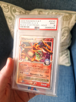 Charizard G LV X DP45 Pokemon 2009 Black Star Promo Holo PSA 9 - Image 2
