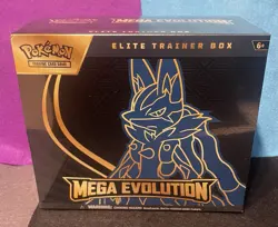 ✨Pokemon Mega Evolution Lucario Elite Trainer Box (ETB) Factory Sealed New✨ - Image 1