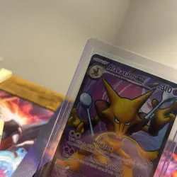 Pokemon TCG Alakazam EX Holo Ultra Rare Dual Set, Scarlet and Violet 151 - Image 2