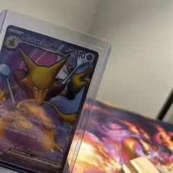 Pokemon TCG Alakazam EX Holo Ultra Rare Dual Set, Scarlet and Violet 151 - Image 3