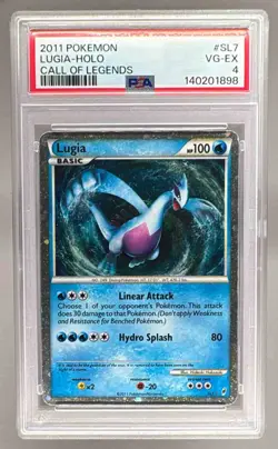 140201898 Lugia 2011 Pokemon Call of Legends #SL7 Holo PSA 4 - Image 1