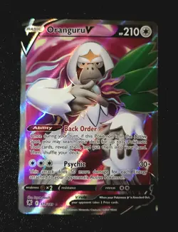 ORANGURU V - #179/189 - Pokemon TCG Astral Radiance Sword & Shield Full Art LP - Image 1