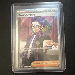 Pokemon Boss's Orders Full Art Holo Rare 256/227 Ascended Heros - Image 1
