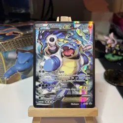 Pokemon TCG Blastoise EX XY122 Black Star Promo LP - Image 1