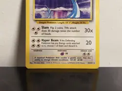 Pokemon Dragonair Base Set Rare 18/102 1999 HP - Image 3