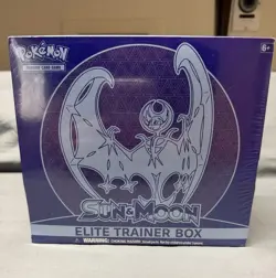 Sun and Moon Base - Lunala ETB - Elite Trainer Box Pokemon TCG Factory Sealed - Image 1