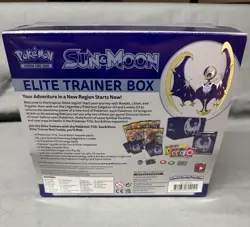 Sun and Moon Base - Lunala ETB - Elite Trainer Box Pokemon TCG Factory Sealed - Image 4