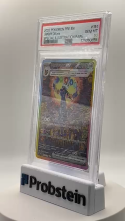 2025 Pokemon PRE EN Special Illustration Rare #161 Umbreon ex PSA 10 GEM MINT - Image 2