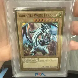 Yu-Gi-Oh Maximum Gold Blue Eyes White Dragon MGED-EN001 PSA 10 - Image 3