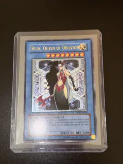 Yu-Gi-Oh! Ruin, Queen of Oblivion SOI-EN034 1st Edition Ultimate Rare - Image 3