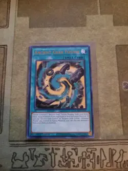 YUGIOH ANCIENT GEAR FUSION MGED-EN147 RARE 1ST ED NM - Image 1