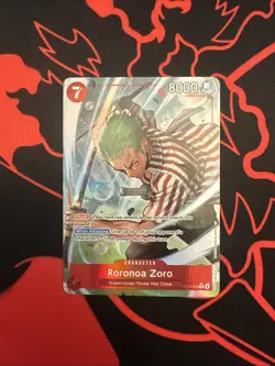 Roronoa Zoro - OP14-015 (Alternate Art) OP14-015 The Azure Sea's Seven Foil - Image 1