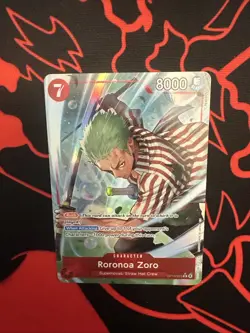 Roronoa Zoro - OP14-015 (Alternate Art) OP14-015 The Azure Sea's Seven Foil - Image 2