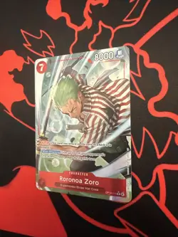 Roronoa Zoro - OP14-015 (Alternate Art) OP14-015 The Azure Sea's Seven Foil - Image 3