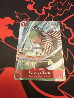 Roronoa Zoro - OP14-015 (Alternate Art) OP14-015 The Azure Sea's Seven Foil - Image 5