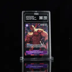 2025 One Piece Fist of Divine Speed Charlotte Katakuri Alt Art #OP11-067 TAG 10 - Image 1