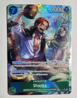 One Piece CCG Shanks OP14-027 Alt Art R The Azure Sea's Seven English - Image 1