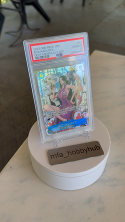 2024 ONE PIECE MANGA ALT ART OP07-051 500 YEARS IN THE FUTURE BOA HANCOCK PSA 10 - Image 2