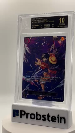 2025 One Piece OP13 EN SP Carrying/Will #119 Monkey D. Luffy BGS 10 BLACK LABEL - Image 2