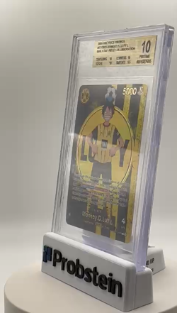 2025 ONE PIECE PROMOS BVB X ONE PIECE MATCH DAY 2025 #003 MONKEY D. LUFFY BGS 10 - Image 2