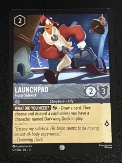 Disney Lorcana Winterspell Launchpad - Trusty Sidekick 177/204 NM - Image 1