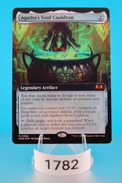 MTG Agatha's Soul Cauldron (Extended Art) Wilds of Eldraine Foil #366 - Image 1
