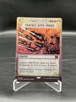 Outlaws of Thunder Junction: Breaking News #22 Crackle with Power Foil - Image 1