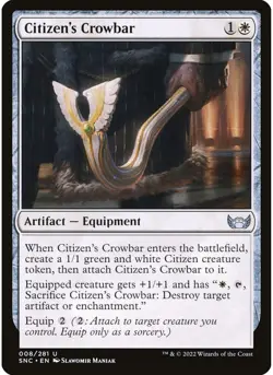 Citizen's Crowbar 8 MTG NM - Streets of New Capenna - Image 1