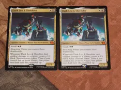MTG Dark Leo & Shredder x2 Mythic TMNT NM Low S&H - Image 1