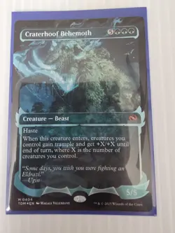 Craterhoof Behemoth (FOIL) x1 - MTG Tarkir: Dragonstorm TDM #404 - Image 1