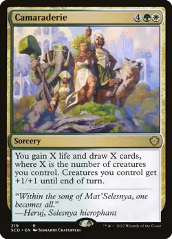 1x Camaraderie NM Eng MTG - Starter Commander - Image 1