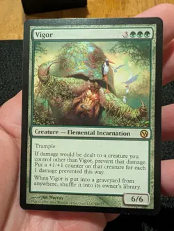 Magic: The Gathering Vigor Rare Creature 88 Duels of the Planeswalkers - Image 1