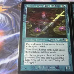 Magic MTG Card Emry, Lurker of the Loch Retro Frame Commander: 4x cards - Image 3