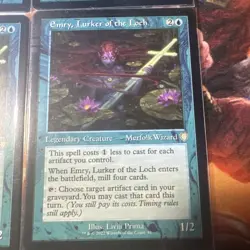 Magic MTG Card Emry, Lurker of the Loch Retro Frame Commander: 4x cards - Image 5