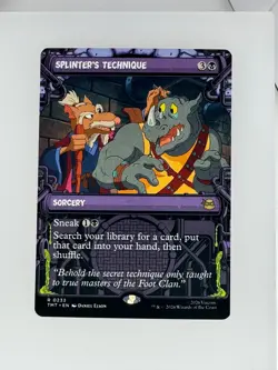 MTG Teenage Mutant Ninja Turtles Splinter's Technique (Showcase) 0233 NM - Image 1