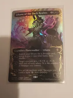 Mtg Liliana Of The Dark Realms (Boardless Raised Foil) - Image 1