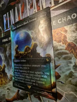Chaos Shrine's Black Crystal (Borderless) Commander: Final Fantasy Foil MTG NM - Image 2