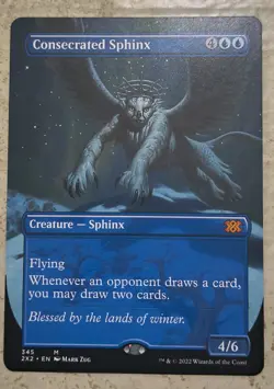 Consecrated Sphinx (Borderless) -non Foil MTG Double Masters 2022 - Image 1