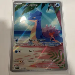 Pokemon TCG Misty's Lapras 194/182 Destined Rivals Illustration Rare Holo EN - Image 1