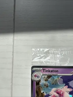 Pokemon Tinkaton 105/193 Paldea Evolved GameStop Stamped Holo Promo SEALED M - Image 2