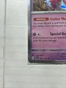 Pokemon Tinkaton 105/193 Paldea Evolved GameStop Stamped Holo Promo SEALED M - Image 5