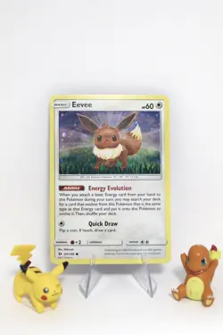 Pokemon Card TCG Eevee Holo 101/149 General Mills 2017 Promo Rare NM - Image 1
