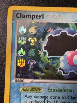 Clamperl 58/101 EX Hidden Legends Pokemon Card Reverse Holo Foil Rare MP - Image 3
