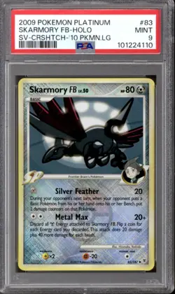 Pokemon League Promo Cross-Hatch Reverse Holo Foil Skarmory FB 83/147 PSA 10 GEM - Image 1