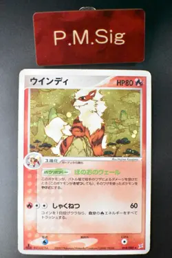 Arcanine 014/080 Magma VS Aqua 2003 Holo Rare 1st Edition Japanese Pokemon Card - Image 1