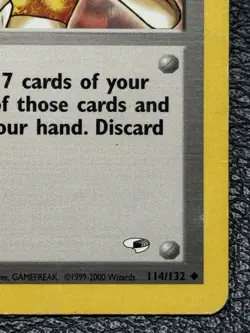 Misty's Wrath 114/132 - 1st Edition - Vintage Pokemon TCG: Gym Heroes - HP - Image 4