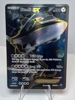 MP+ Steelix EX 108/114 Full Art Holofoil XY Steam Siege AUTHENTIC Pokemon Card - Image 1