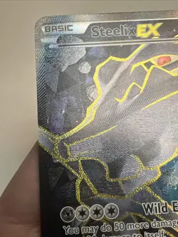 MP+ Steelix EX 108/114 Full Art Holofoil XY Steam Siege AUTHENTIC Pokemon Card - Image 4