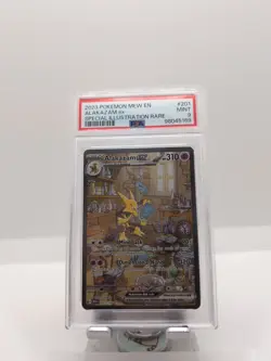 2023 Pokemon TCG Scarlet Violet 151 Alakazam EX 201/165 SIR PSA 9 Graded Card - Image 2